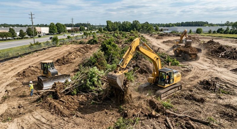 Commercial Lot Clearing in Cumming, GA