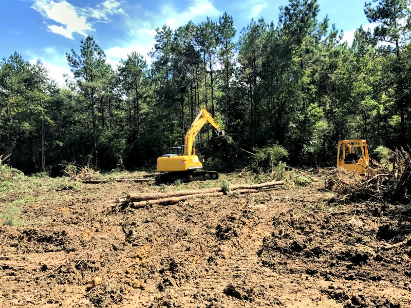 Construction Site Land Clearing in Gwinnett County, GA