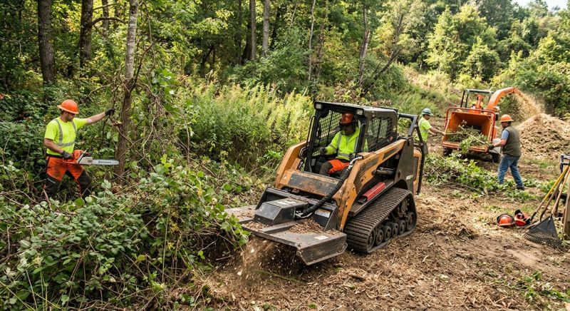 Lake Lot Clearing in Gwinnett County, GA
