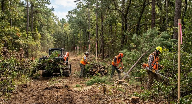 Underbrush Clearing in Houston, TX